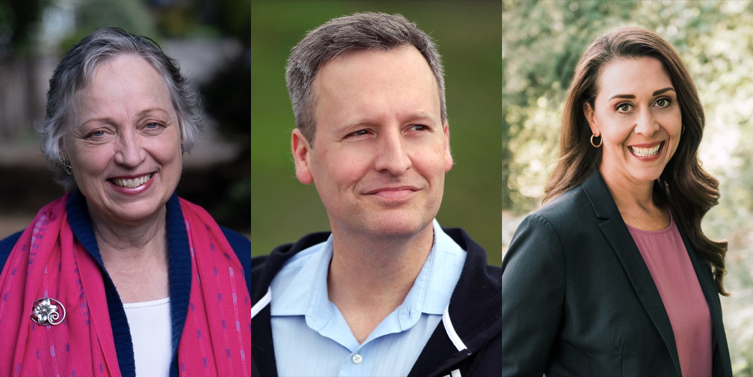 Washington Public Lands Commissioner front-runners, from left: Sue Kuehl Pederson, Dave Upthegrove and Jaime Herrera Beutler. 